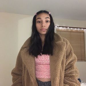 Light Brown Fluffy CoatFrom Nordstrom